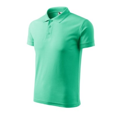 Polokošile pánská Pique polo 203 - S-XXL, mátová