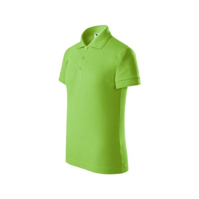 Polokošile dětská Pique polo 222 - 110-158 cm, apple green