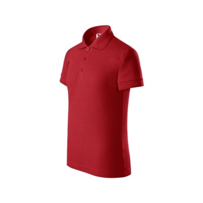 Polokošile dětská Pique polo 222 - 110-158 cm, červená