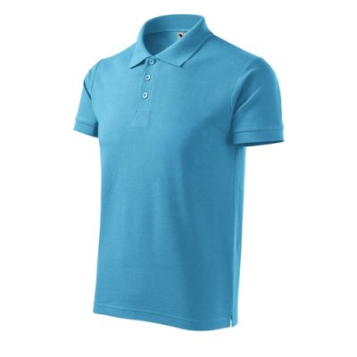 Polokošile pánská Cotton 212 - S-XXL, tyrkysová