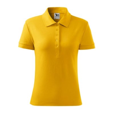 Polokošile dámská Cotton 213 - XS-XXL, žlutá