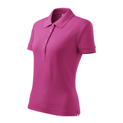 Polokošile dámská Cotton 213 - XS-XXL, purpurová