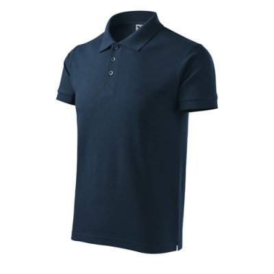 Polokošile pánská Cotton heavy 215 - S-XXL, námořní modrá