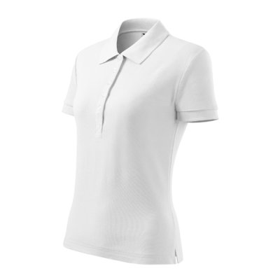 Polokošile dámská Cotton heavy 216 - XS-XXL, bílá