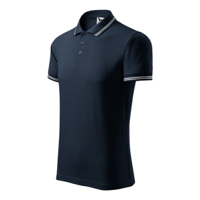 Polokošile pánská Urban 219 - 3 XL, námořní modrá/bílá