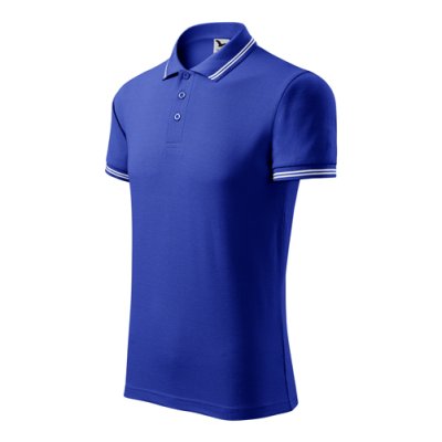 Polokošile pánská Urban 219 - 3 XL, královská modrá/bílá