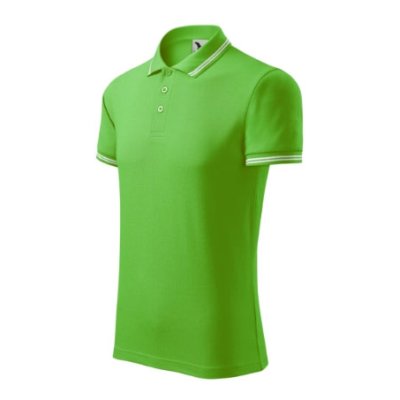 Polokošile pánská Urban 219 - 3 XL, apple green/bílá