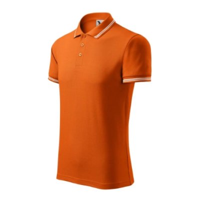 Polokošile pánská Urban 219 - S-XXL, oranžová/bílá