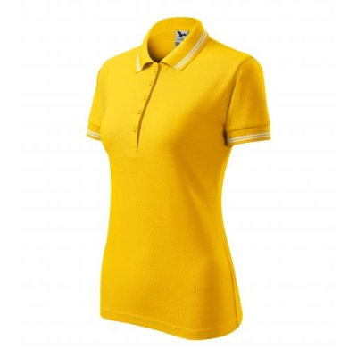 Polokošile dámská Urban 220 - XS-XXL, žlutá/bílá