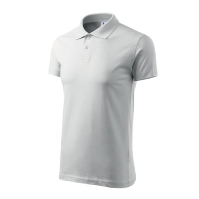 Polokošile pánská Single J. 202 - S-XXL, bílá