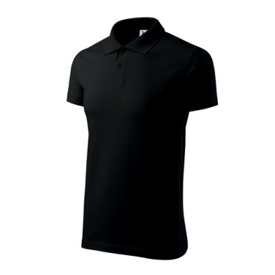 Polokošile pánská Single J. 202 - S-XXL, černá