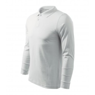 Polokošile pánská Single J. LS 211 - S-XXL, bílá