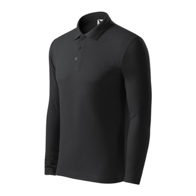 Polokošile pánská Pique polo LS 221 - 3 XL, ebony gray