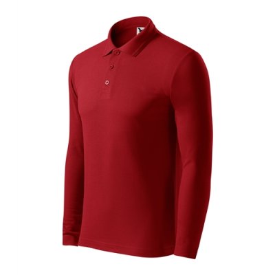 Polokošile pánská Pique polo LS 221 - S-XXL, červená