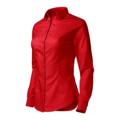 Košile dámská  Style LS 229 - XS-XXL, červená