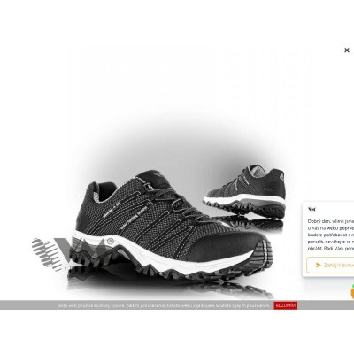 VM Footwear, Obuv polobotka outdoor,SYDNEY, černá  vel. 39 - 46