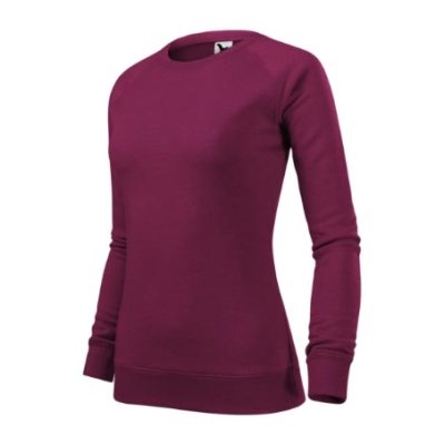 Mikina dámská Merger 416 - XS-XXL, red plum melír