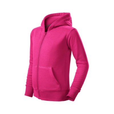 Mikina dětská Trendy zipper 412 - 122-158, purpurová