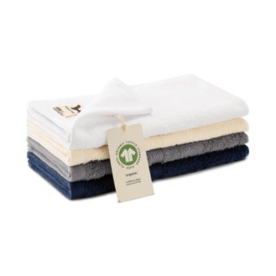 Ručník malý Organic hand towel 916, starostříbrná