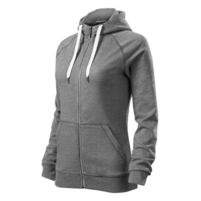 Mikina dámská Voyage 451 - XS-XXL, tmavě šedý melír