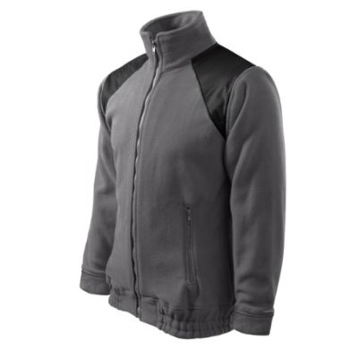 Mikina unisex  Jacket hi-q 506 - S-XXL, ocelově šedá