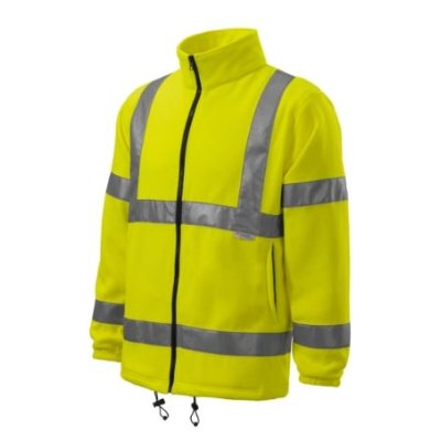 Mikina unisex HV essential jacket 5V1 - 3 XL, fluorescenční žlutá