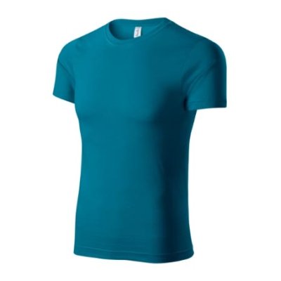 Tričko unisex Paint P73 - 3XL, petrolejová