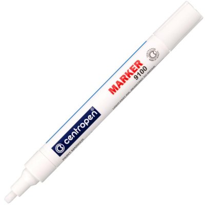 Centropen značkovač 9100 lakový 1-5 mm bílý
