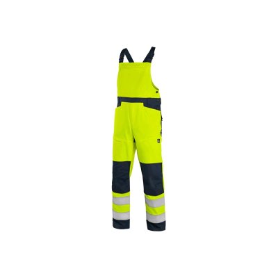 CS, Kalhoty s laclem, pánské, CXS HALIFAX, výstražné žluto-modré, vel. 46 - 64