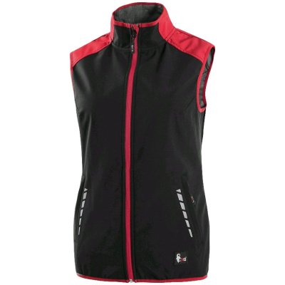 CS, Vesta dámská HEBRON softshellová, černo-červená, XS-2XL
