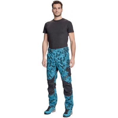 Červa, Kalhoty pánské do pasu, NEURUM CAMOU, petrolejová, vel.46 - 64