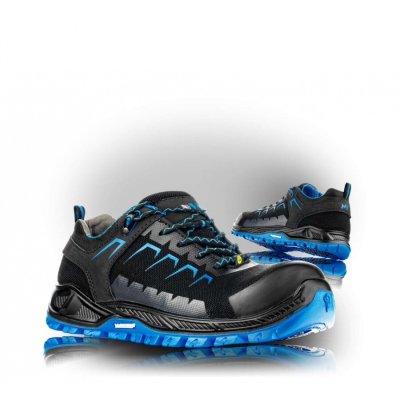 VM Footwear, Obuv polobotka, bezpečnostní, KENTUCKY S1P ESD, modrá, vel. 36 - 47