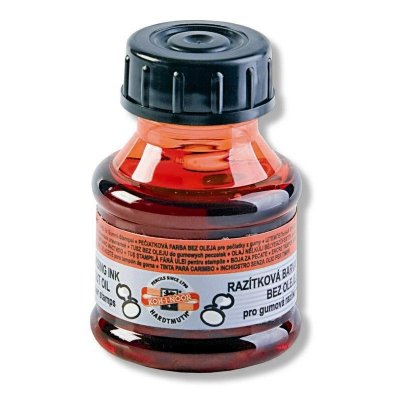 Koh-i-noor razítková barva KIN červená 50 g