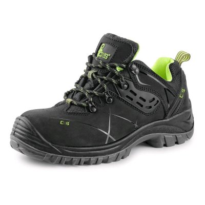 CS, Obuv polobotka CXS Universe COMET S3 černo-zelená, vel. 37-48