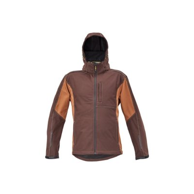 Červa, Bunda softshelová, DAYBORO, tm. hnědá, vel. S-4XL