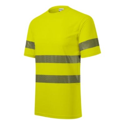 Tričko unisex HV Dry 1V8 - S-2XL, fluorescenční žlutá