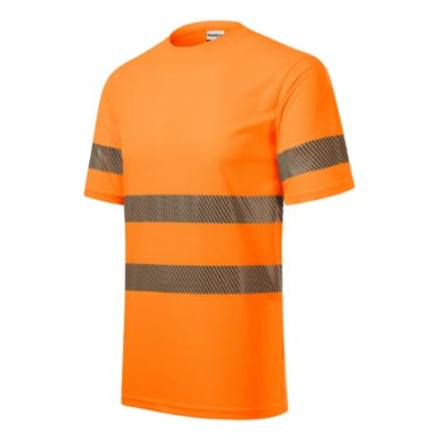 Tričko unisex HV Dry 1V8 - S-2XL, fluorescenční oranžová