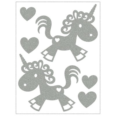 Reflexní nažehlovací motivy