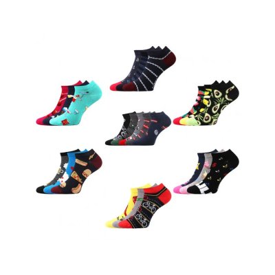 Lonka, ponožky DEDON, mix, vel. 35 - 46