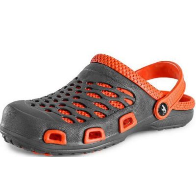 CS, Nazouvák dámský TREND, šedo-oranžový