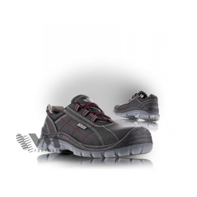 VM Footwear, Obuv polobotka, MIAMI S3 NON METALIC, černá, vel. 36 - 48