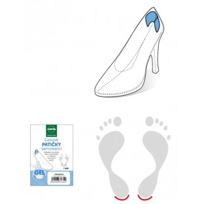 Gelové patičky samolepící