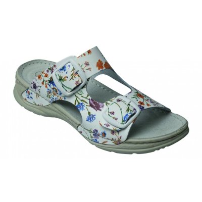 Santé, Pantofel dámský, D/10/FLORA/SP, bílý, vel. 37 - 41