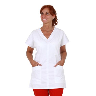 TDX Halena dámská přes hlavu MAGDALÉNA, BA, VS168, bílá/bílá výpustka