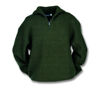 FJ, Svetr TROYER, zelený, vel. S - 2XL