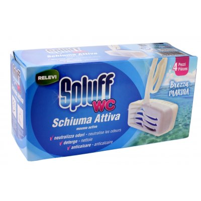 Madel, WC závěsy se svěží mořskou vůní SPLUFF - 4 ks v balení