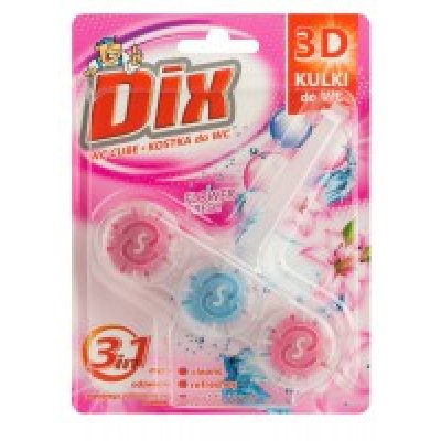 Dix, wc závěs 3v1, květy, 40 g, 2ks/bal.