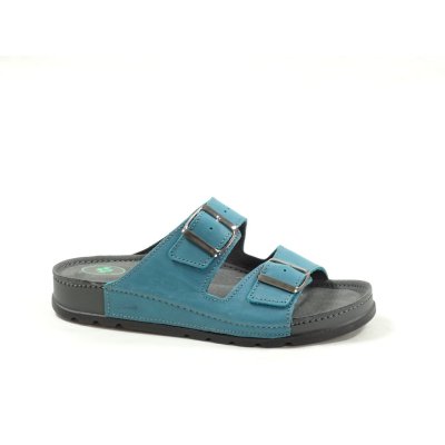 Santé, Pantofel dámský, N/211/1/O87/CP, tyrkysová, vel. 36-42 - 77280-4_sante-n-211-1-87-cp-damske-zdravotni-pantofle-tyrkysove.jpg