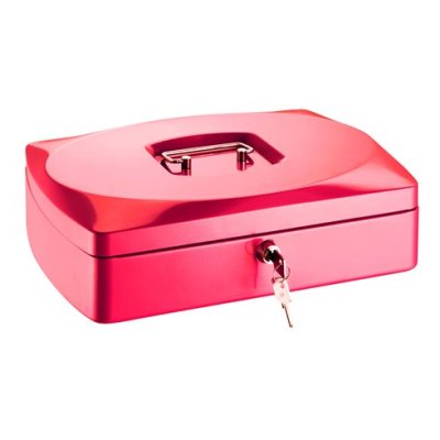 Pokladna kovová malá 1841, červená