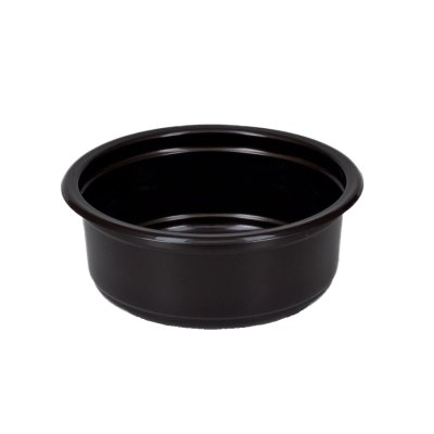 Miska zatavovací na polévku 350 ml kulatá  PP, černá, bal./50ks